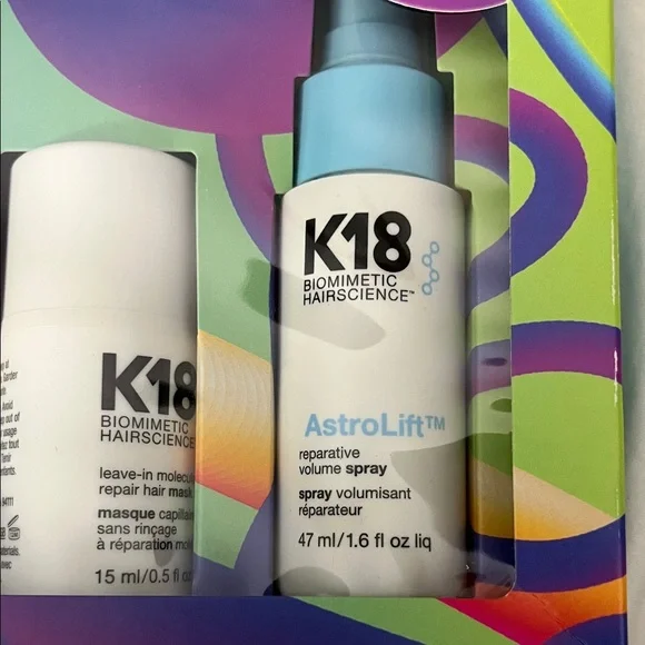 K18 Biomimetic Hairscience Mini Kit - White and Blue - Picture 4 of 4